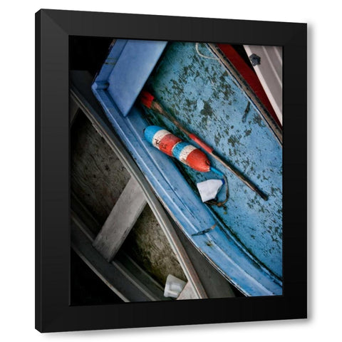 Wooden Rowboats XIII Black Modern Wood Framed Art Print by Perry, Rachel