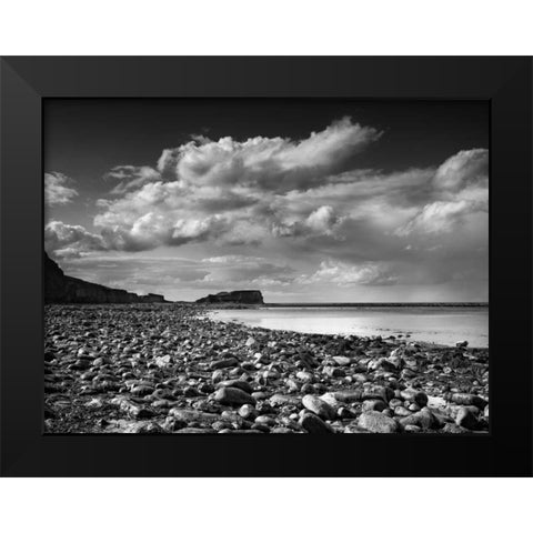 Saltwick Bay Black Modern Wood Framed Art Print by Henson, Martin