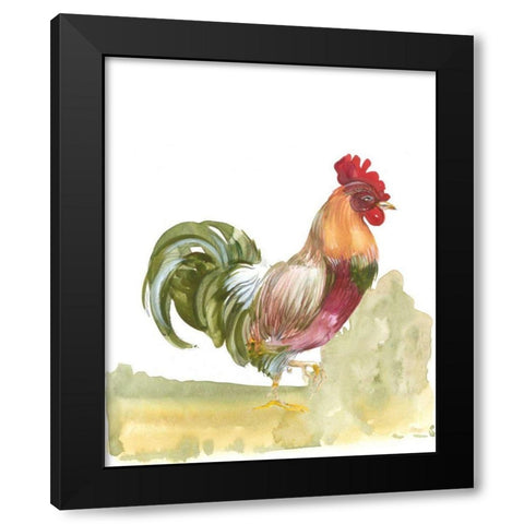 Down Home I Black Modern Wood Framed Art Print by Della-Piana, Elissa