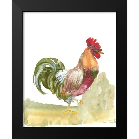 Down Home I Black Modern Wood Framed Art Print by Della-Piana, Elissa