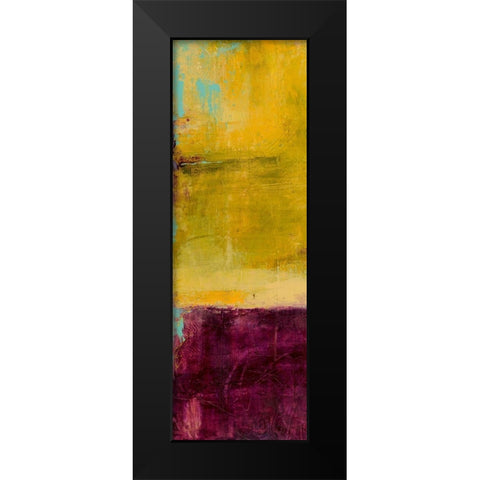 Velvet Jade I Black Modern Wood Framed Art Print by Ashley, Erin
