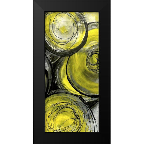Rush Hour Taxi II Black Modern Wood Framed Art Print by Ashley, Erin