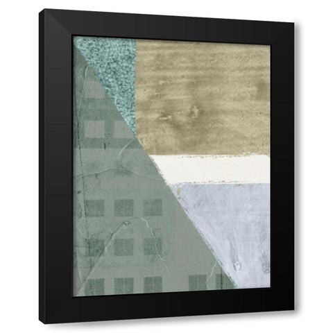 Uptown II Black Modern Wood Framed Art Print with Double Matting by Archie, K.