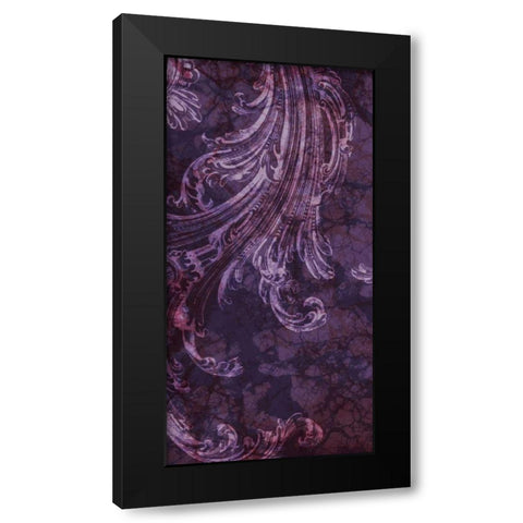 Grape Tart I Black Modern Wood Framed Art Print by Fagalde, Jarman