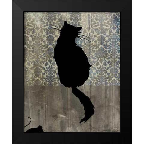 Mouse Hunt I Black Modern Wood Framed Art Print by Ludwig, Alicia