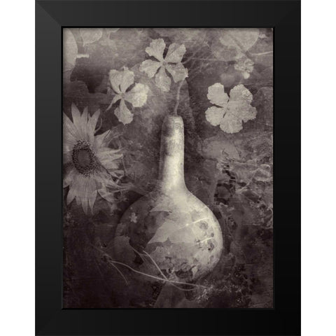 Gourd II Black Modern Wood Framed Art Print by Ray, Elena