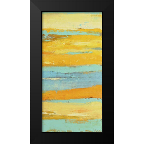 Caribbean Sunrise II Black Modern Wood Framed Art Print by Ashley, Erin