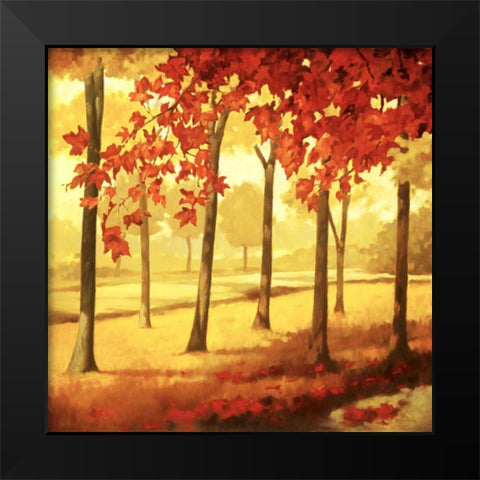 Golden October I Black Modern Wood Framed Art Print by Reynolds, Graham