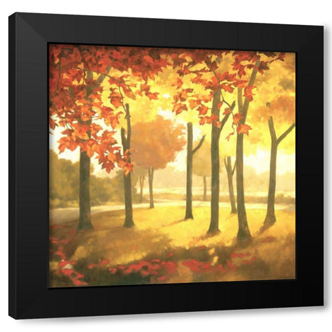 Golden October II Black Modern Wood Framed Art Print by Reynolds, Graham