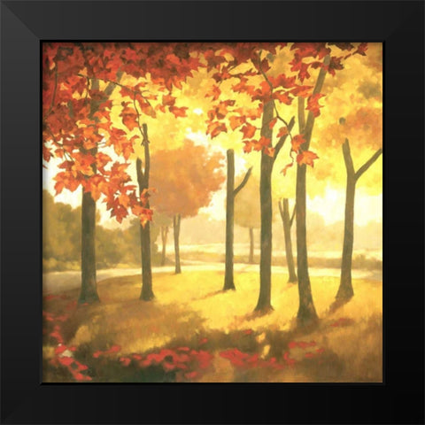 Golden October II Black Modern Wood Framed Art Print by Reynolds, Graham