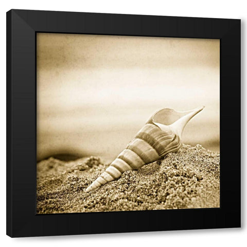 Selfless Black Modern Wood Framed Art Print by Hartson-Weddle, Ryan