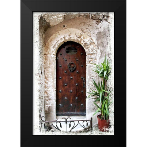 Doors of Europe III Black Modern Wood Framed Art Print by Perry, Rachel