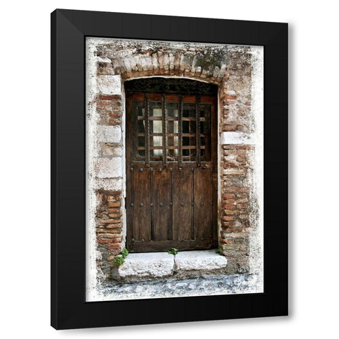Doors of Europe IV Black Modern Wood Framed Art Print by Perry, Rachel