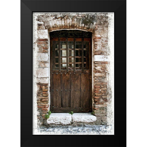 Doors of Europe IV Black Modern Wood Framed Art Print by Perry, Rachel