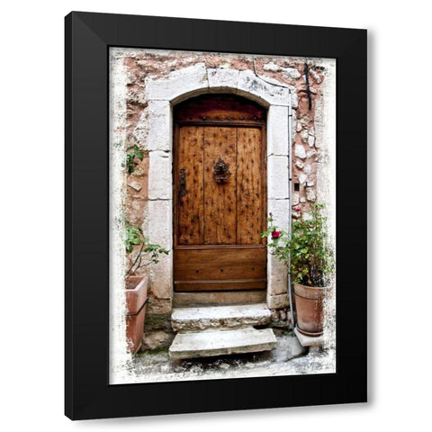 Doors of Europe V Black Modern Wood Framed Art Print by Perry, Rachel