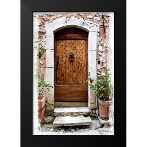 Doors of Europe V Black Modern Wood Framed Art Print by Perry, Rachel
