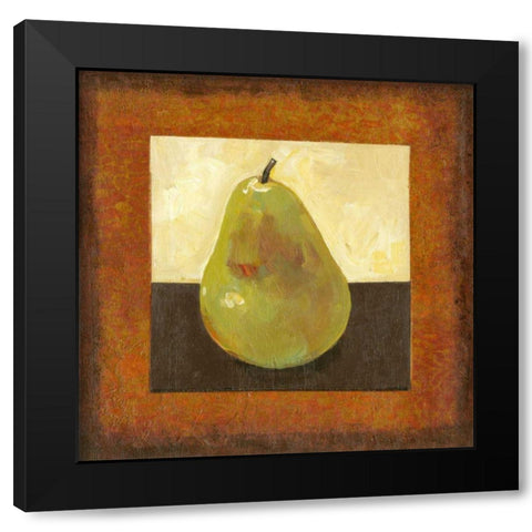 Gilded Fruit I Black Modern Wood Framed Art Print with Double Matting by OToole, Tim