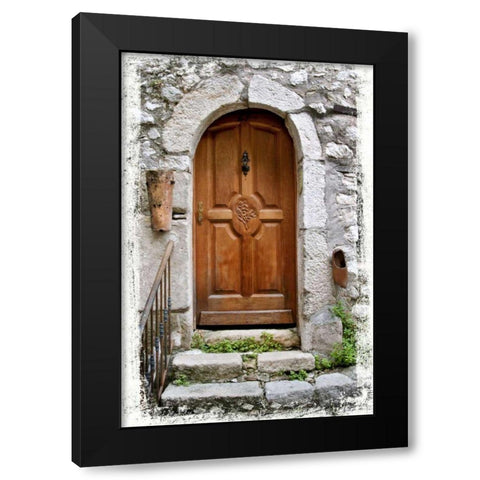 Doors of Europe XVII Black Modern Wood Framed Art Print by Perry, Rachel