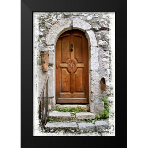 Doors of Europe XVII Black Modern Wood Framed Art Print by Perry, Rachel