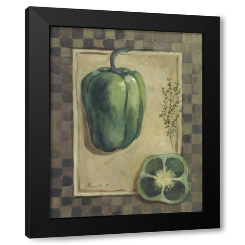 Veggies and Herbs I Black Modern Wood Framed Art Print by Cohen, Marietta