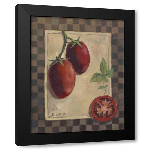 Veggies and Herbs II Black Modern Wood Framed Art Print by Cohen, Marietta