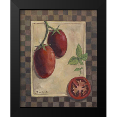 Veggies and Herbs II Black Modern Wood Framed Art Print by Cohen, Marietta