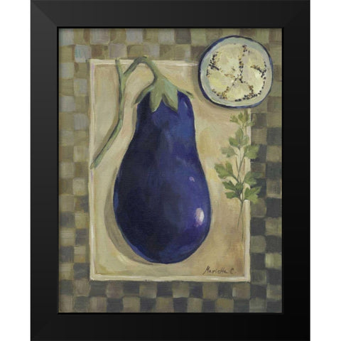 Veggies and Herbs IV Black Modern Wood Framed Art Print by Cohen, Marietta