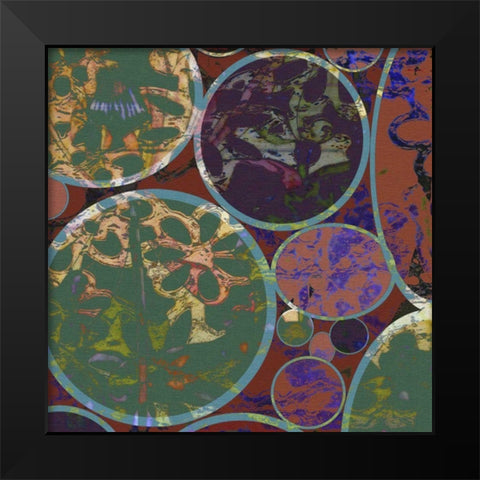 B-Jeweled Deco I Black Modern Wood Framed Art Print by Mountain, Ricki