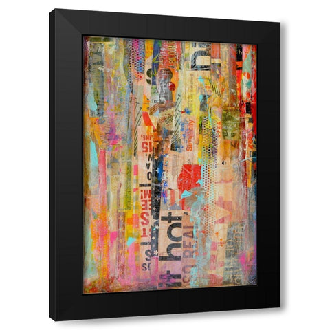 Metro Mix I Black Modern Wood Framed Art Print with Double Matting by Ashley, Erin