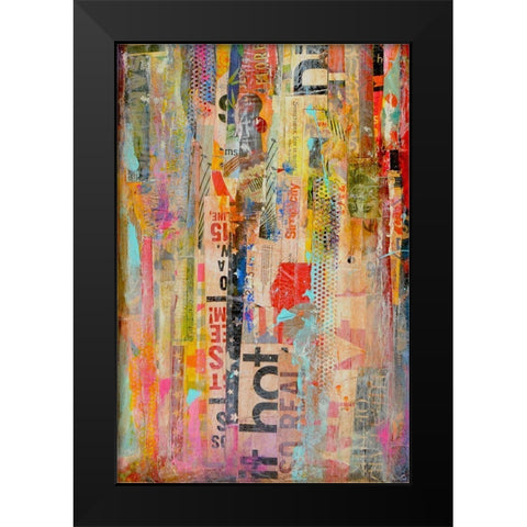 Metro Mix I Black Modern Wood Framed Art Print by Ashley, Erin