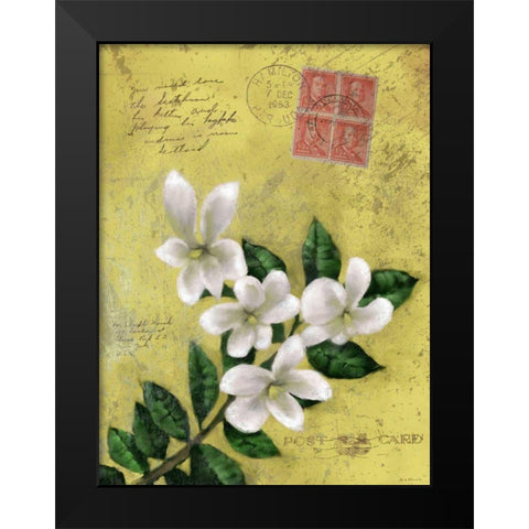 Postage VI Black Modern Wood Framed Art Print by Novak, Rick