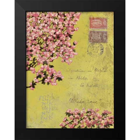 Postage VIII Black Modern Wood Framed Art Print by Novak, Rick