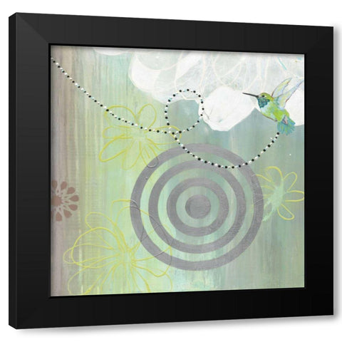 Connected II Black Modern Wood Framed Art Print by Fuchs, Jodi