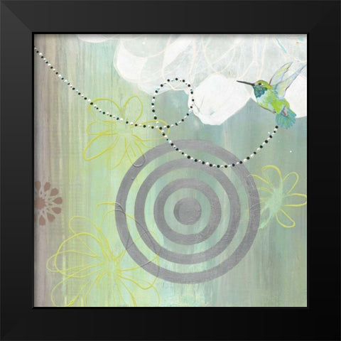 Connected II Black Modern Wood Framed Art Print by Fuchs, Jodi