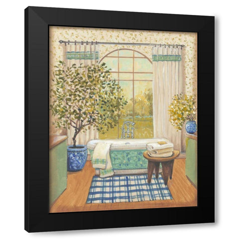 Room with a View I Black Modern Wood Framed Art Print with Double Matting by OToole, Tim