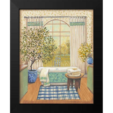 Room with a View I Black Modern Wood Framed Art Print by OToole, Tim