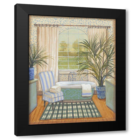 Room with a View II Black Modern Wood Framed Art Print by OToole, Tim