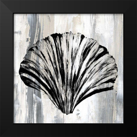 Black Shell I Black Modern Wood Framed Art Print by James, Andrea