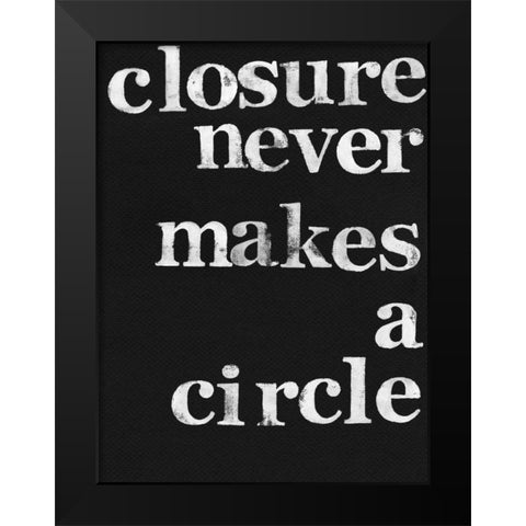 Friendship III Black Modern Wood Framed Art Print by Velasquez, Deborah