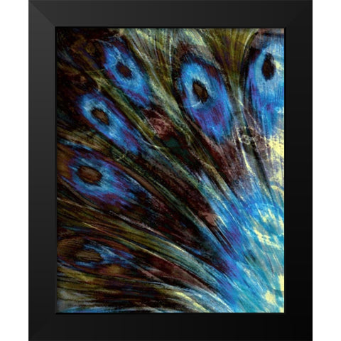 Feather II Black Modern Wood Framed Art Print by Harrington, Danielle