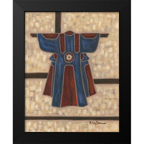 Primary Kimono I Black Modern Wood Framed Art Print by Deans, Karen