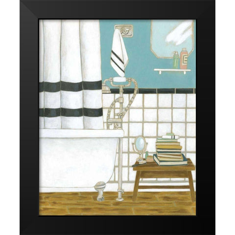 Classic Bath I Black Modern Wood Framed Art Print by Zarris, Chariklia