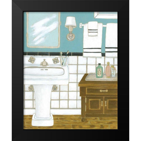 Classic Bath II Black Modern Wood Framed Art Print by Zarris, Chariklia