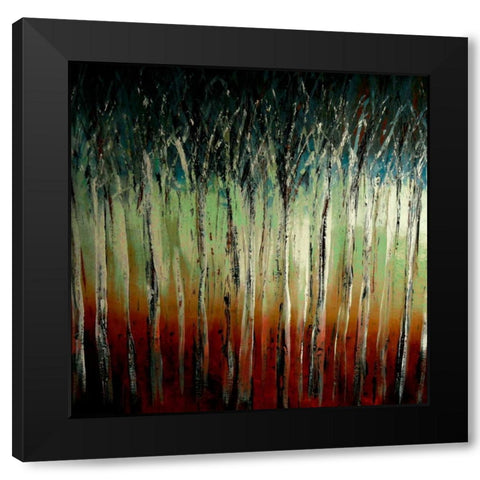 Sunrise Black Modern Wood Framed Art Print by Harrington, Danielle