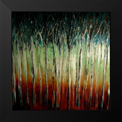 Sunrise Black Modern Wood Framed Art Print by Harrington, Danielle