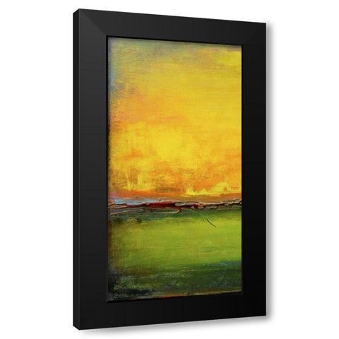 Lime Wire I Black Modern Wood Framed Art Print by Ashley, Erin