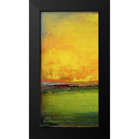 Lime Wire I Black Modern Wood Framed Art Print by Ashley, Erin