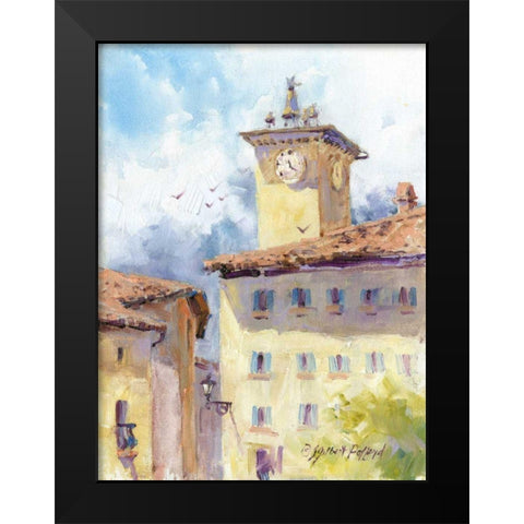 Mission Impression II Black Modern Wood Framed Art Print by Pollard, Julie G.