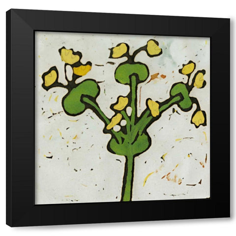 Planta Green II Black Modern Wood Framed Art Print by Davis, Andrea