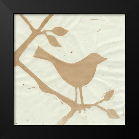 Tea Bird IV Black Modern Wood Framed Art Print by Davis, Andrea